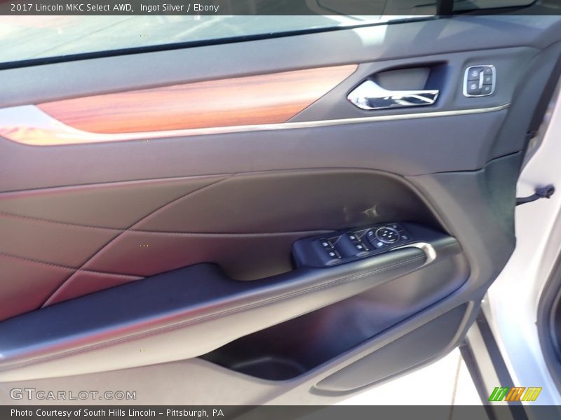 Ingot Silver / Ebony 2017 Lincoln MKC Select AWD