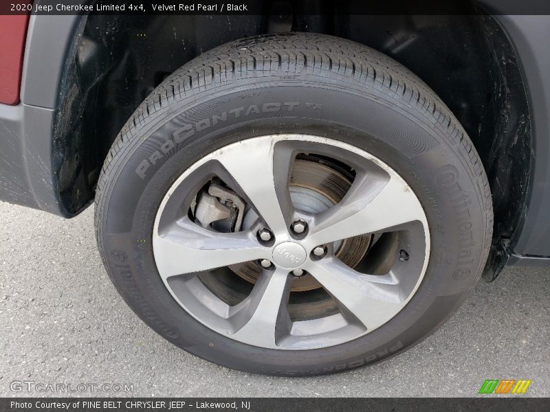 Velvet Red Pearl / Black 2020 Jeep Cherokee Limited 4x4