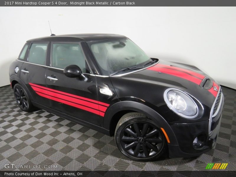 Midnight Black Metallic / Carbon Black 2017 Mini Hardtop Cooper S 4 Door