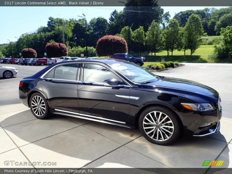 Black Velvet / Ebony 2017 Lincoln Continental Select AWD