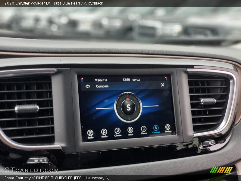 Jazz Blue Pearl / Alloy/Black 2020 Chrysler Voyager LX