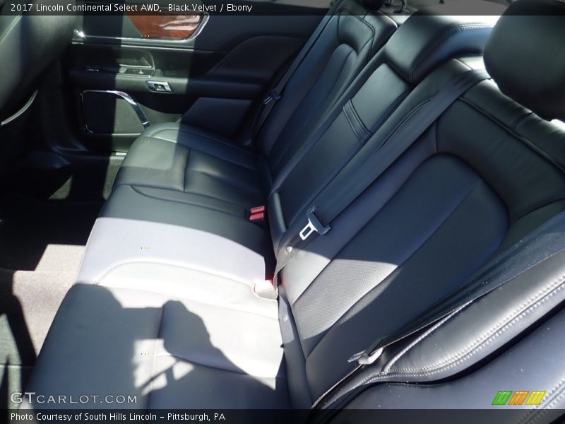 Black Velvet / Ebony 2017 Lincoln Continental Select AWD