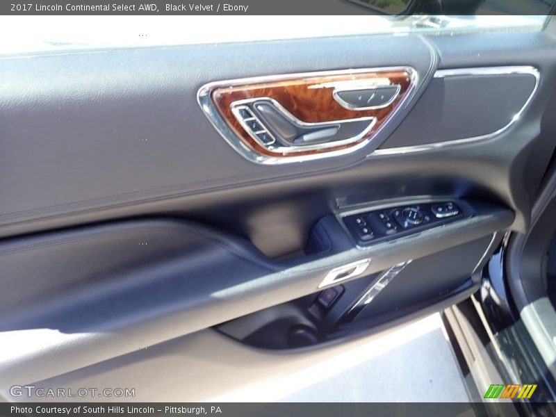 Black Velvet / Ebony 2017 Lincoln Continental Select AWD