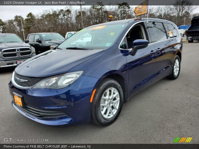 Jazz Blue Pearl / Alloy/Black 2020 Chrysler Voyager LX