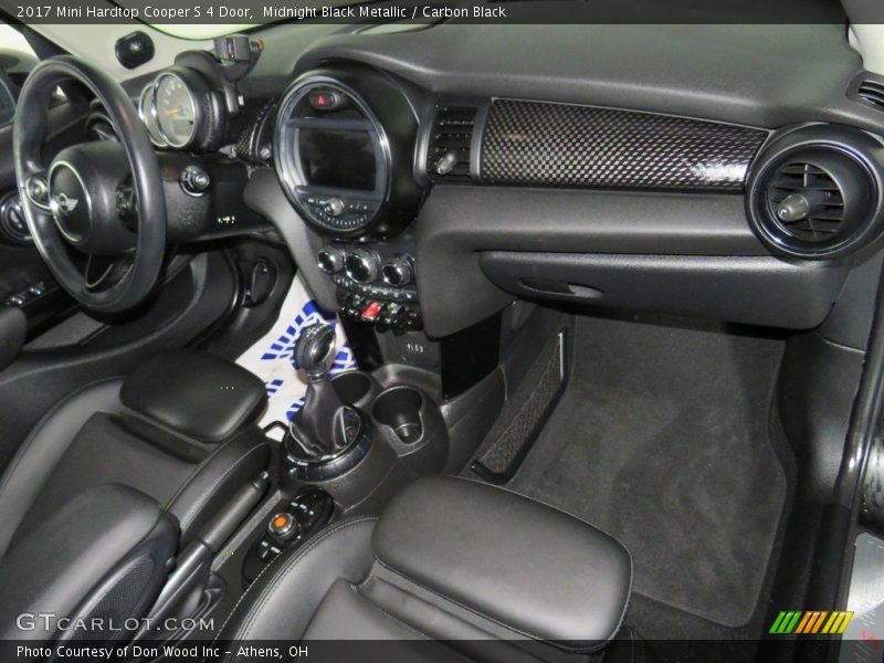 Midnight Black Metallic / Carbon Black 2017 Mini Hardtop Cooper S 4 Door