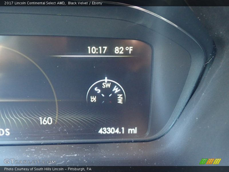 Black Velvet / Ebony 2017 Lincoln Continental Select AWD