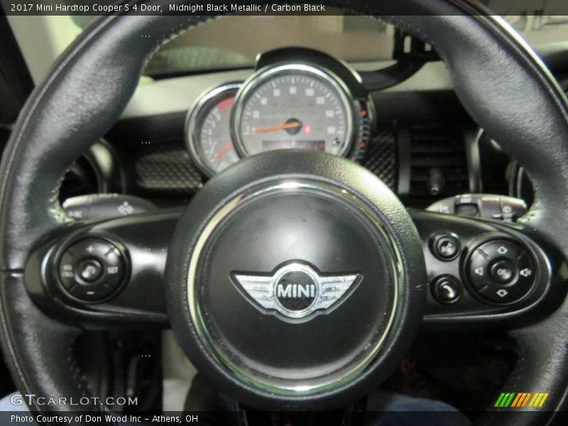 Midnight Black Metallic / Carbon Black 2017 Mini Hardtop Cooper S 4 Door