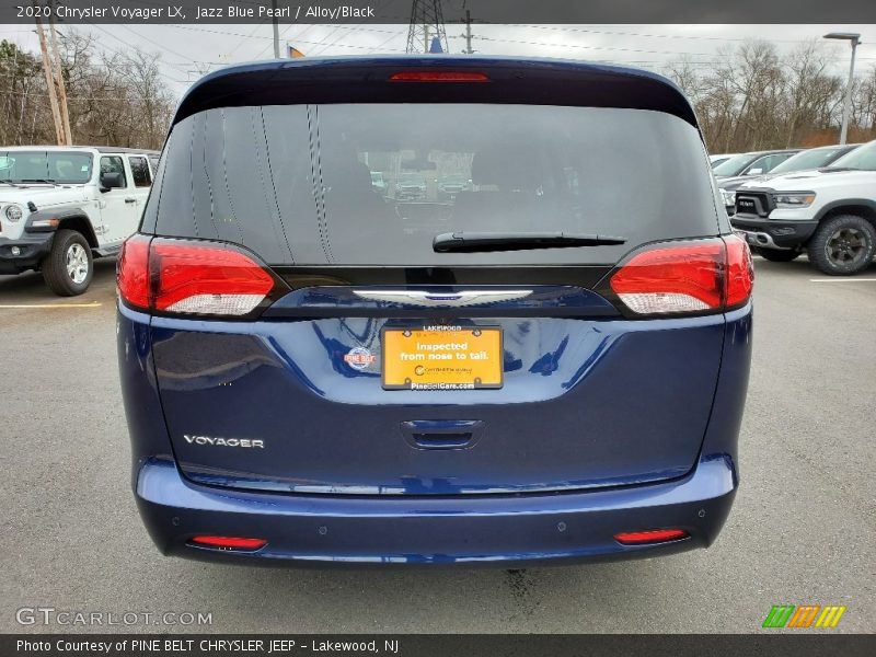 Jazz Blue Pearl / Alloy/Black 2020 Chrysler Voyager LX