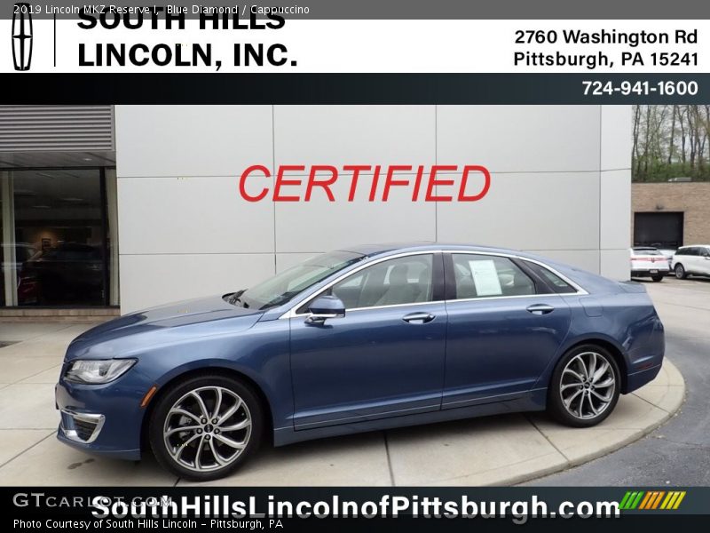 Blue Diamond / Cappuccino 2019 Lincoln MKZ Reserve I