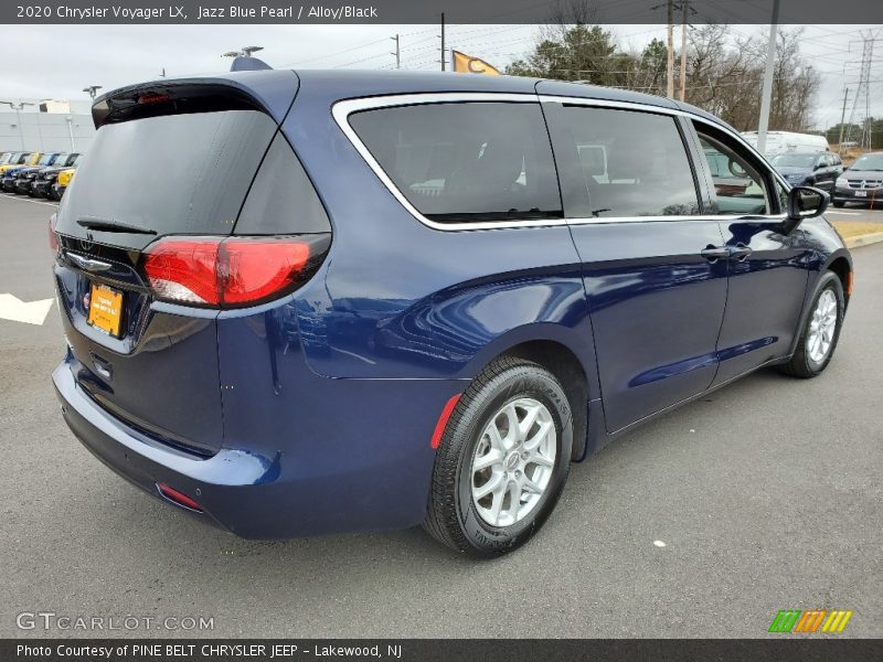 Jazz Blue Pearl / Alloy/Black 2020 Chrysler Voyager LX