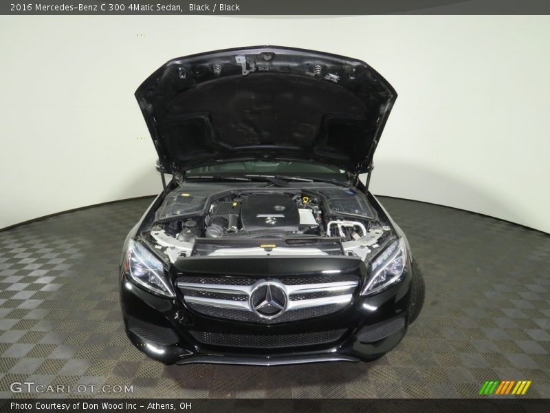 Black / Black 2016 Mercedes-Benz C 300 4Matic Sedan