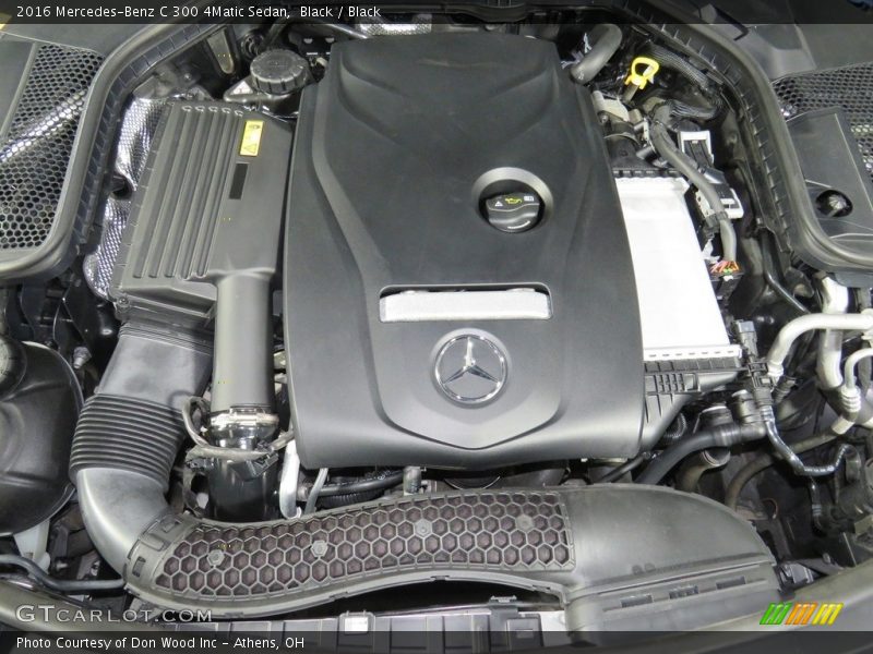 Black / Black 2016 Mercedes-Benz C 300 4Matic Sedan