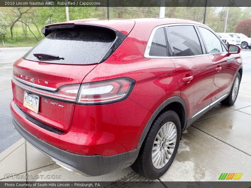 Ruby Red / Cappuccino 2019 Lincoln Nautilus AWD