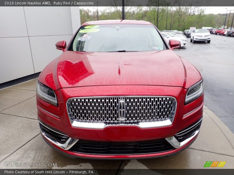 Ruby Red / Cappuccino 2019 Lincoln Nautilus AWD