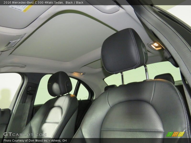 Black / Black 2016 Mercedes-Benz C 300 4Matic Sedan