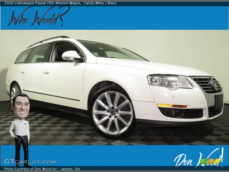Candy White / Black 2008 Volkswagen Passat VR6 4Motion Wagon