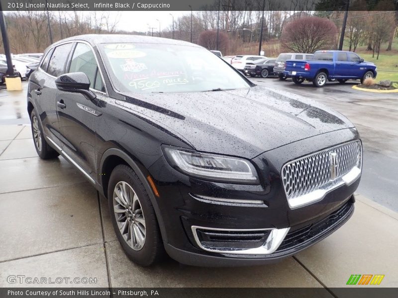 Infinite Black / Cappuccino 2019 Lincoln Nautilus Select