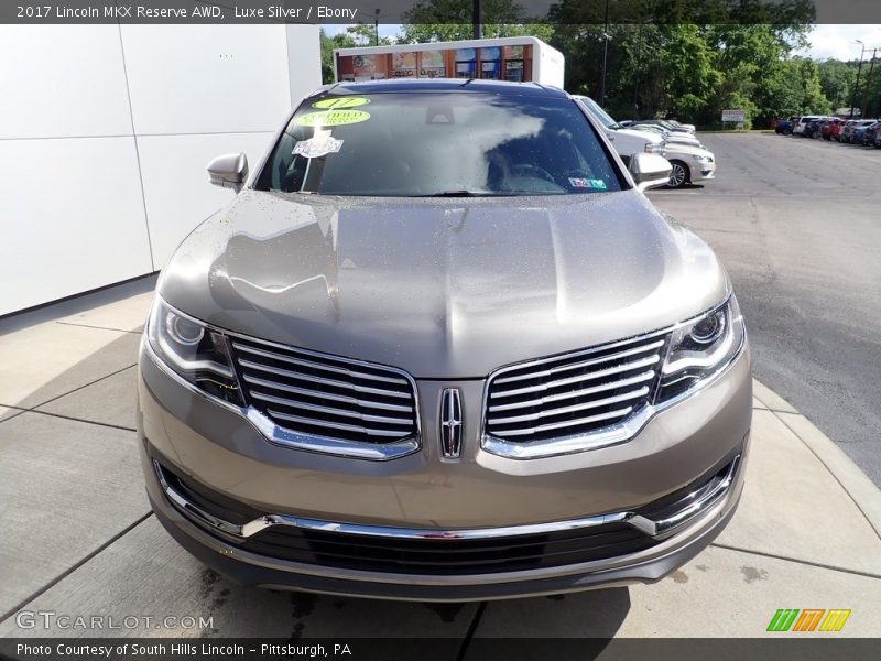 Luxe Silver / Ebony 2017 Lincoln MKX Reserve AWD