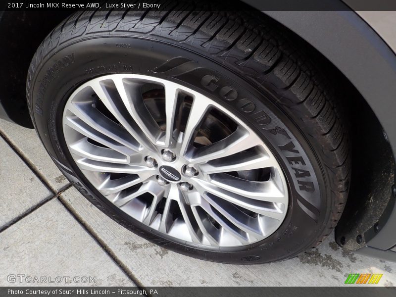 Luxe Silver / Ebony 2017 Lincoln MKX Reserve AWD