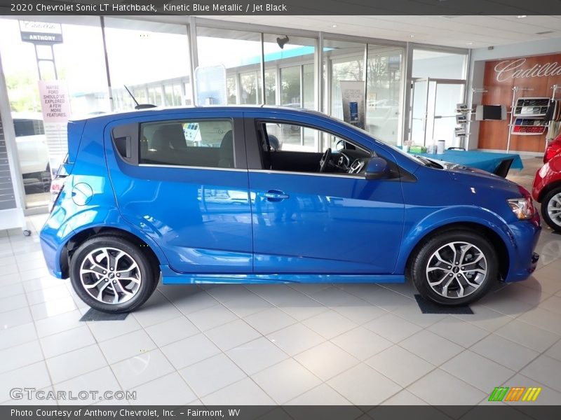 Kinetic Blue Metallic / Jet Black 2020 Chevrolet Sonic LT Hatchback