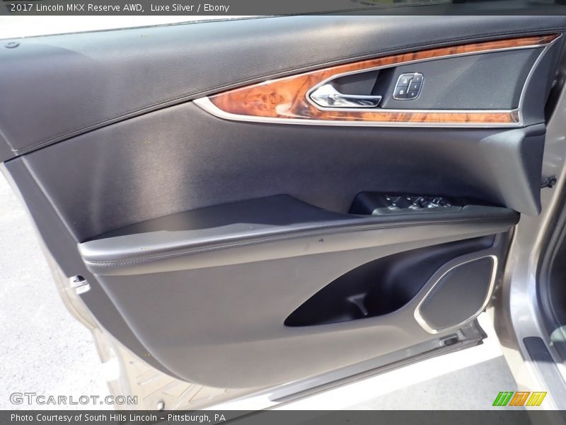 Luxe Silver / Ebony 2017 Lincoln MKX Reserve AWD