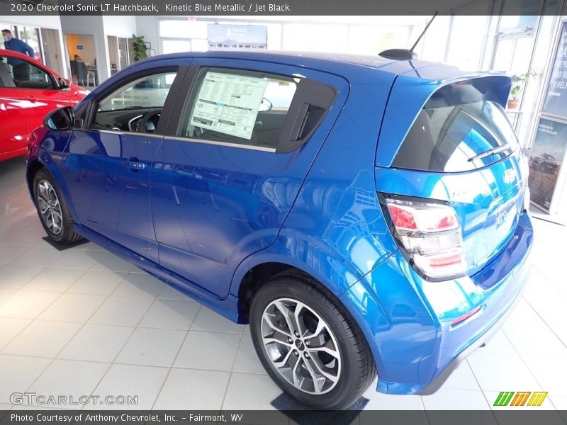 Kinetic Blue Metallic / Jet Black 2020 Chevrolet Sonic LT Hatchback