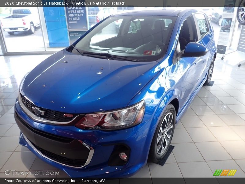 Kinetic Blue Metallic / Jet Black 2020 Chevrolet Sonic LT Hatchback