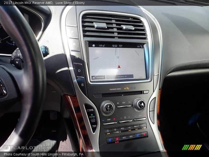 Luxe Silver / Ebony 2017 Lincoln MKX Reserve AWD