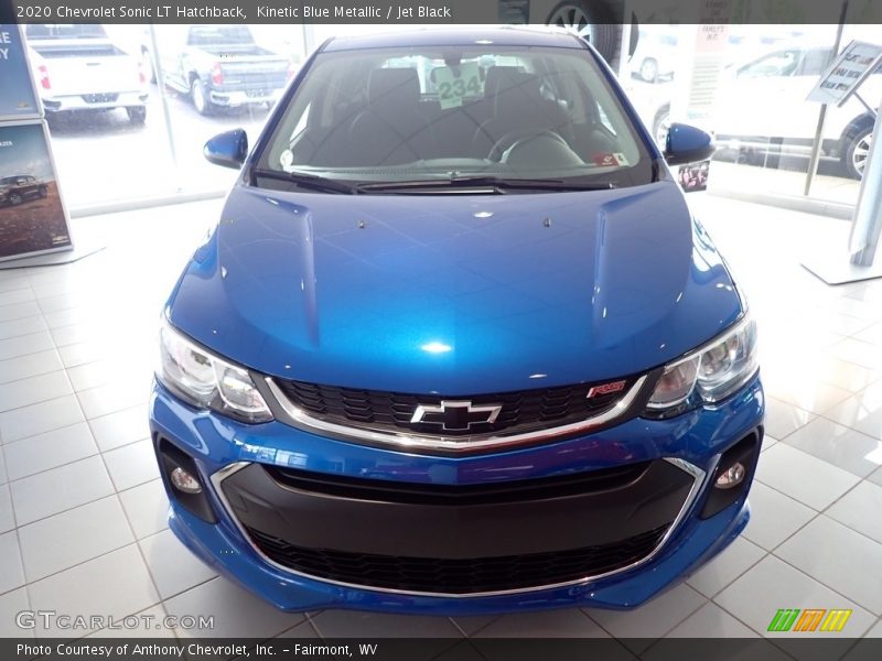 Kinetic Blue Metallic / Jet Black 2020 Chevrolet Sonic LT Hatchback