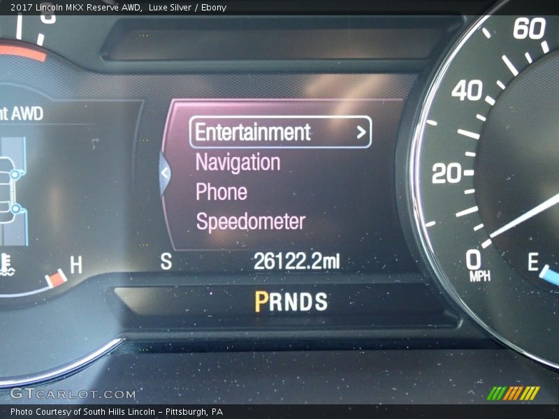 Luxe Silver / Ebony 2017 Lincoln MKX Reserve AWD