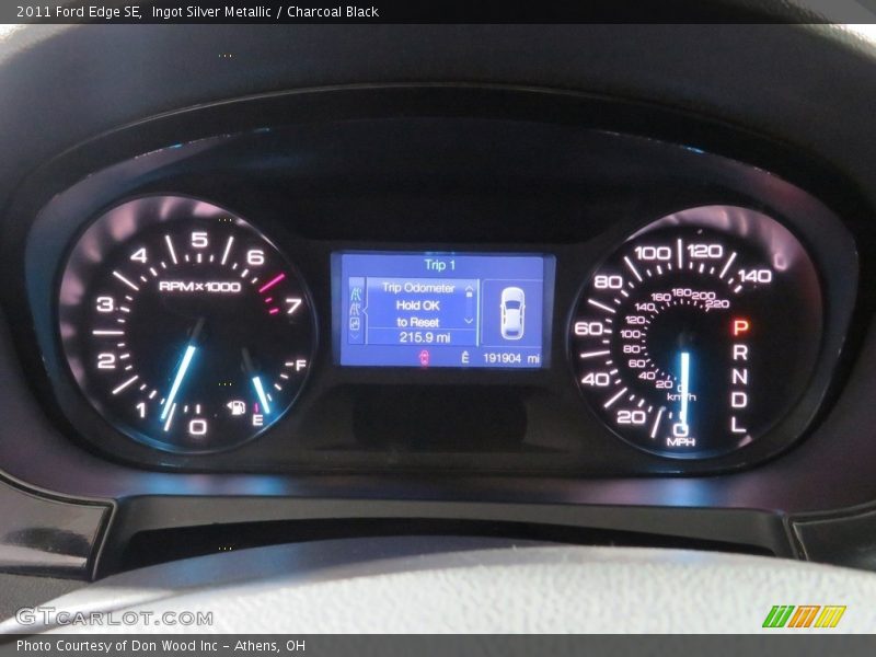 Ingot Silver Metallic / Charcoal Black 2011 Ford Edge SE