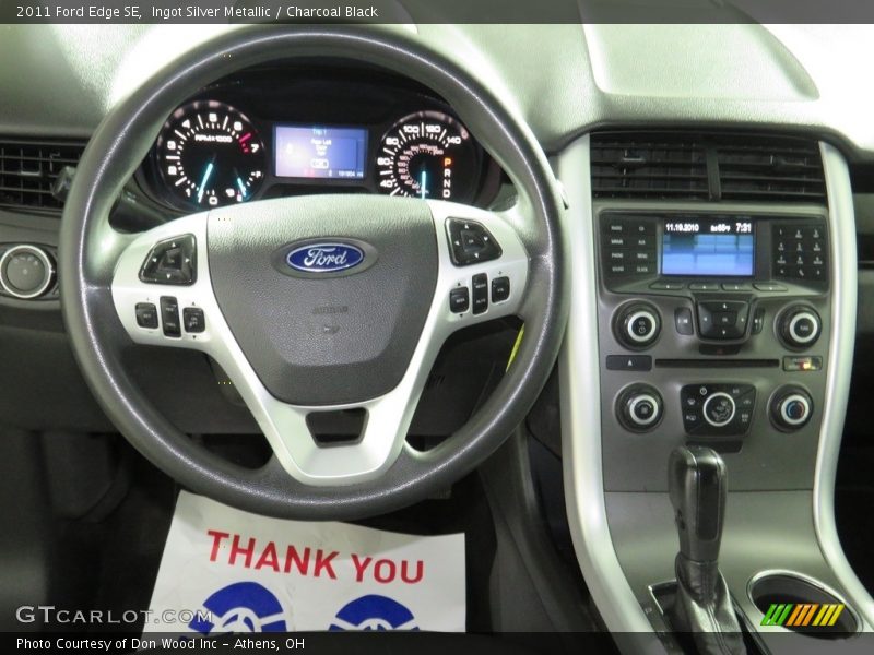 Ingot Silver Metallic / Charcoal Black 2011 Ford Edge SE