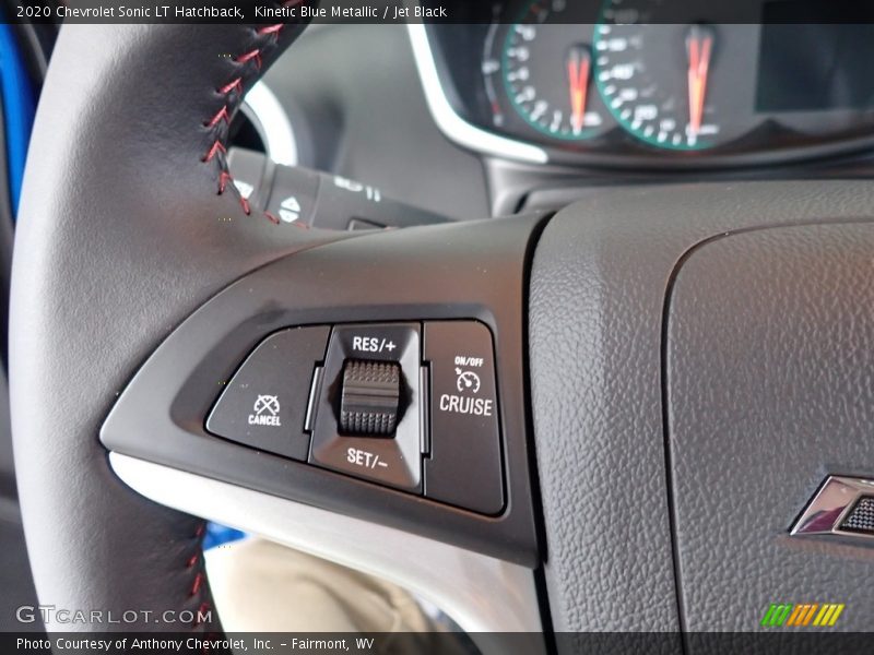Kinetic Blue Metallic / Jet Black 2020 Chevrolet Sonic LT Hatchback