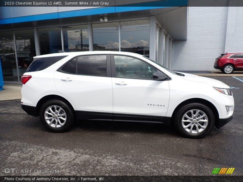 Summit White / Ash Gray 2020 Chevrolet Equinox LS AWD