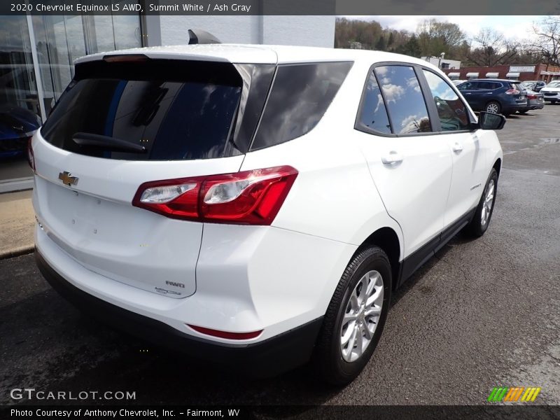 Summit White / Ash Gray 2020 Chevrolet Equinox LS AWD