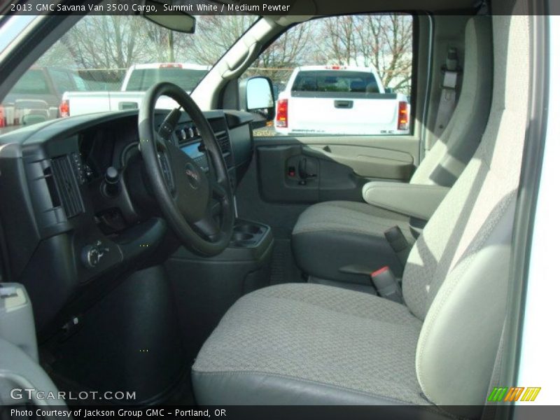 Summit White / Medium Pewter 2013 GMC Savana Van 3500 Cargo