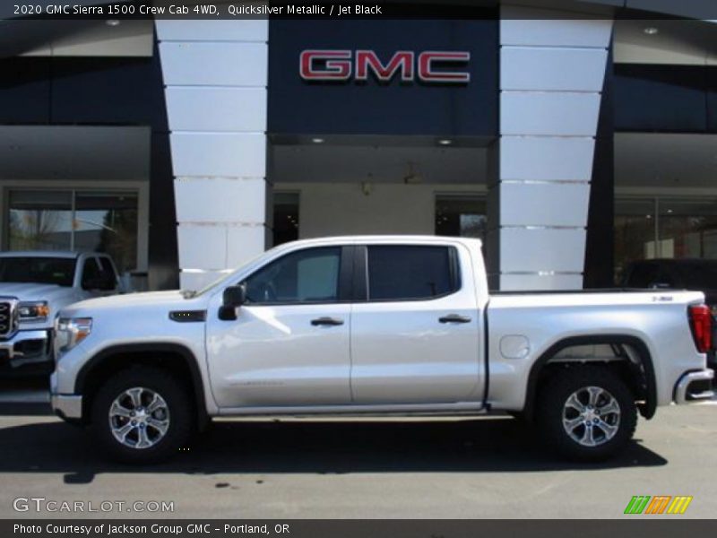 Quicksilver Metallic / Jet Black 2020 GMC Sierra 1500 Crew Cab 4WD