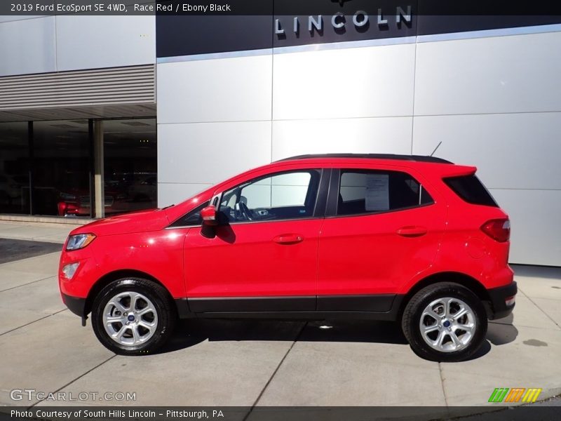 Race Red / Ebony Black 2019 Ford EcoSport SE 4WD