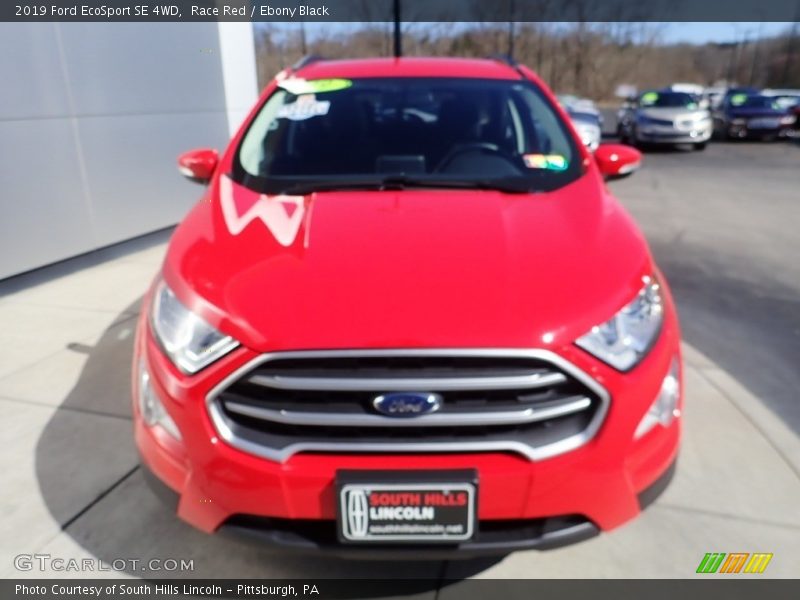 Race Red / Ebony Black 2019 Ford EcoSport SE 4WD