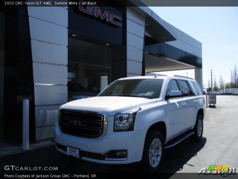 Summit White / Jet Black 2020 GMC Yukon SLT 4WD