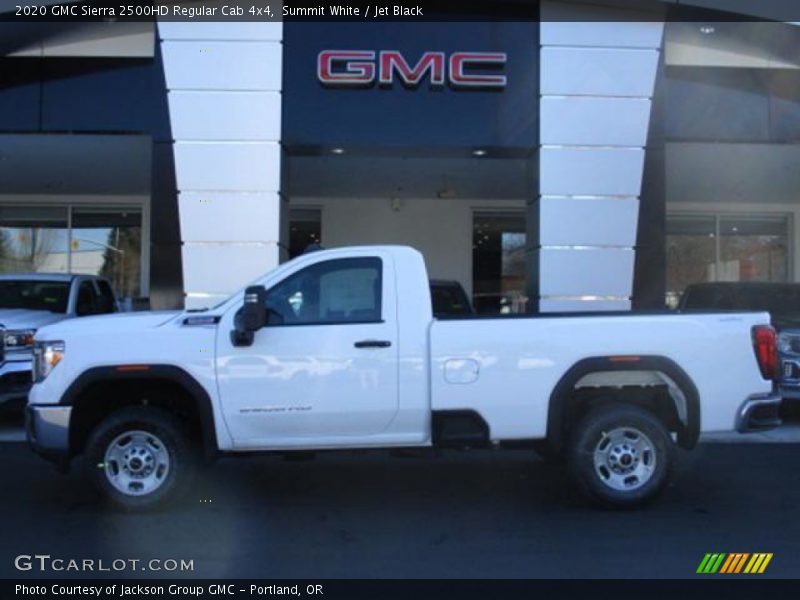 Summit White / Jet Black 2020 GMC Sierra 2500HD Regular Cab 4x4