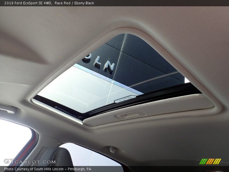 Race Red / Ebony Black 2019 Ford EcoSport SE 4WD
