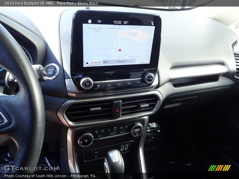 Race Red / Ebony Black 2019 Ford EcoSport SE 4WD