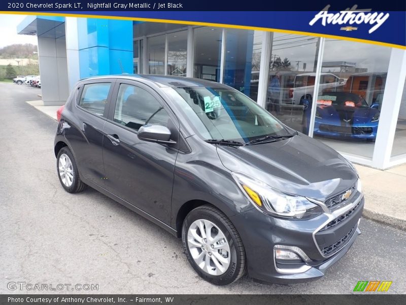 Nightfall Gray Metallic / Jet Black 2020 Chevrolet Spark LT