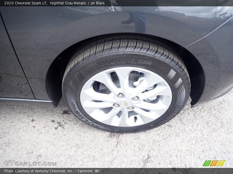 Nightfall Gray Metallic / Jet Black 2020 Chevrolet Spark LT