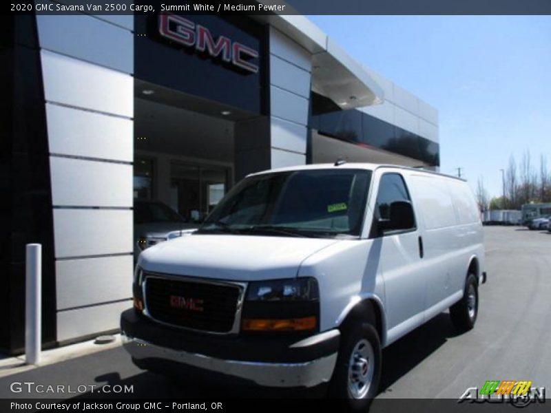 Summit White / Medium Pewter 2020 GMC Savana Van 2500 Cargo