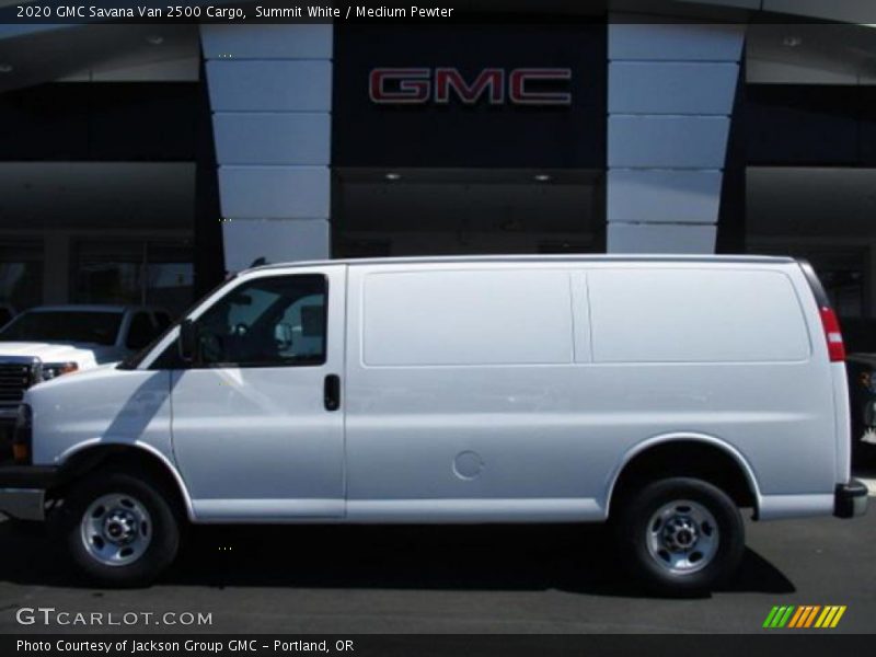 Summit White / Medium Pewter 2020 GMC Savana Van 2500 Cargo
