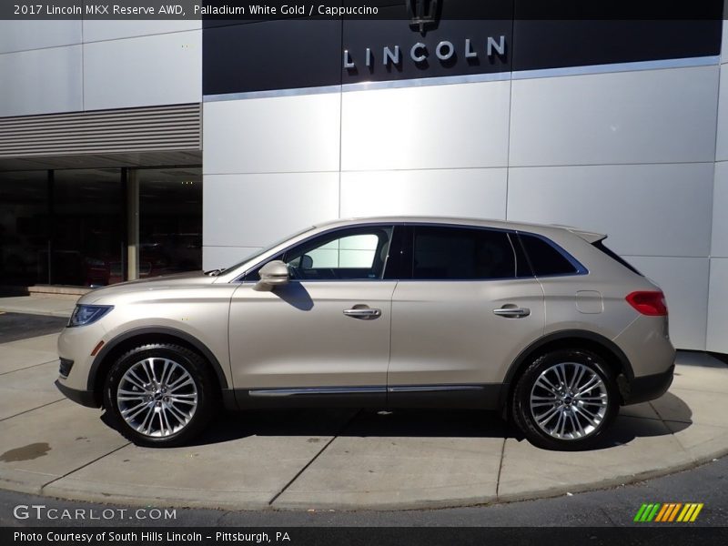 Palladium White Gold / Cappuccino 2017 Lincoln MKX Reserve AWD