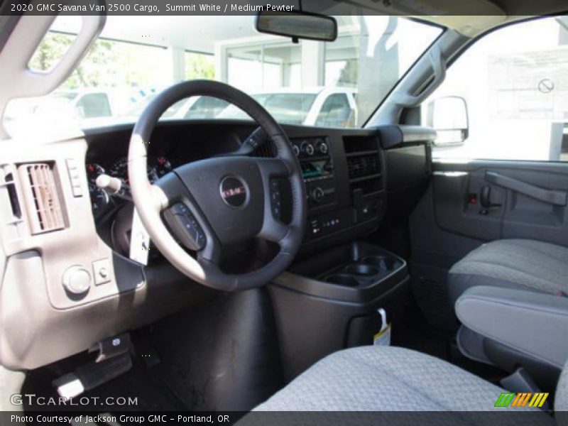 Summit White / Medium Pewter 2020 GMC Savana Van 2500 Cargo