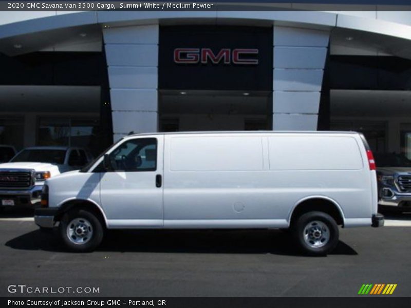Summit White / Medium Pewter 2020 GMC Savana Van 3500 Cargo